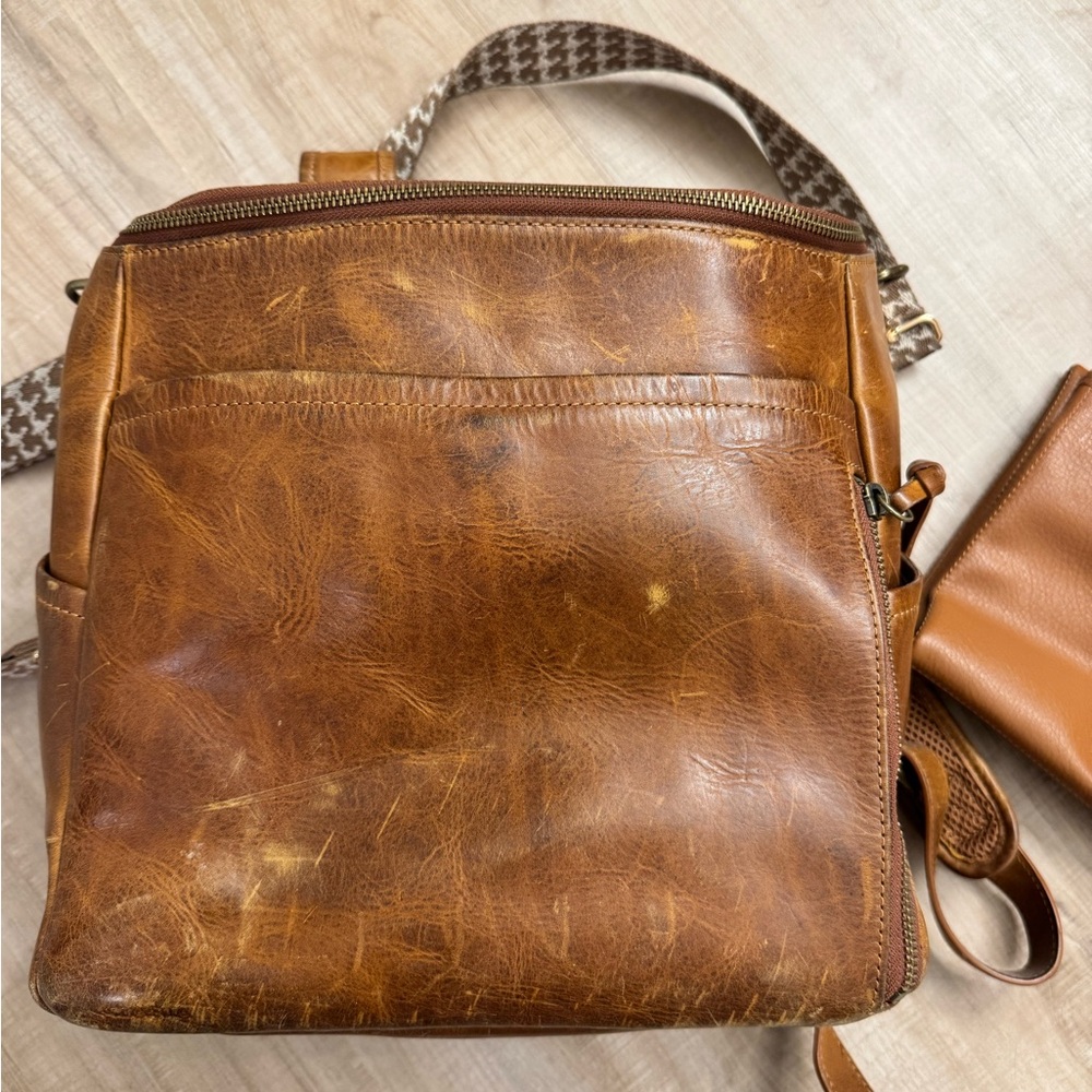 Azaria La Mère Luxe Leather Backpack Original